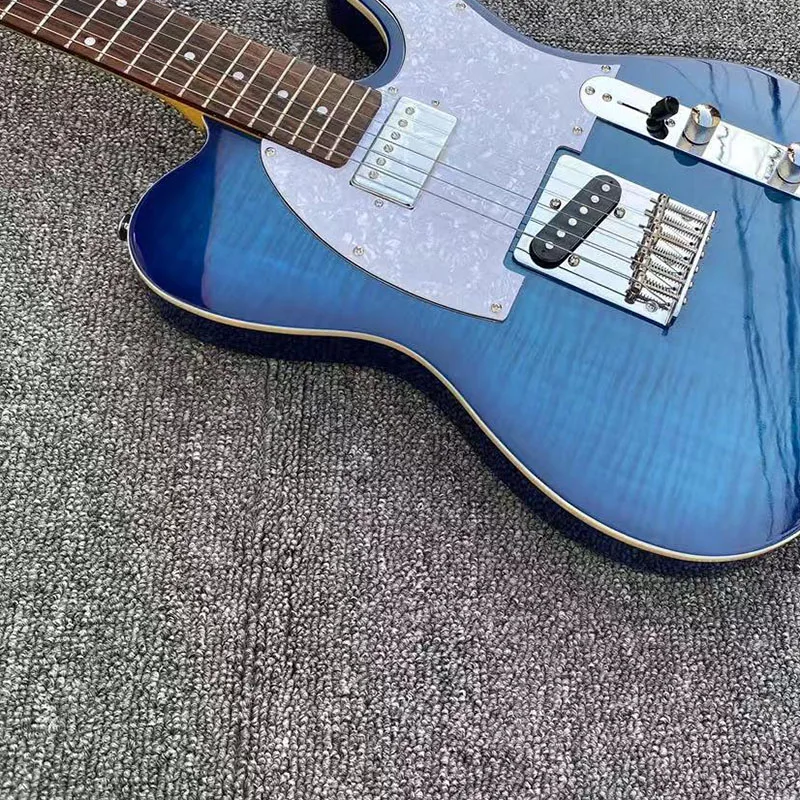 Chrome Hardware Electric Guitar,  Blue Boutique Alder Body Electric Guitar,Brand accessory enlarge