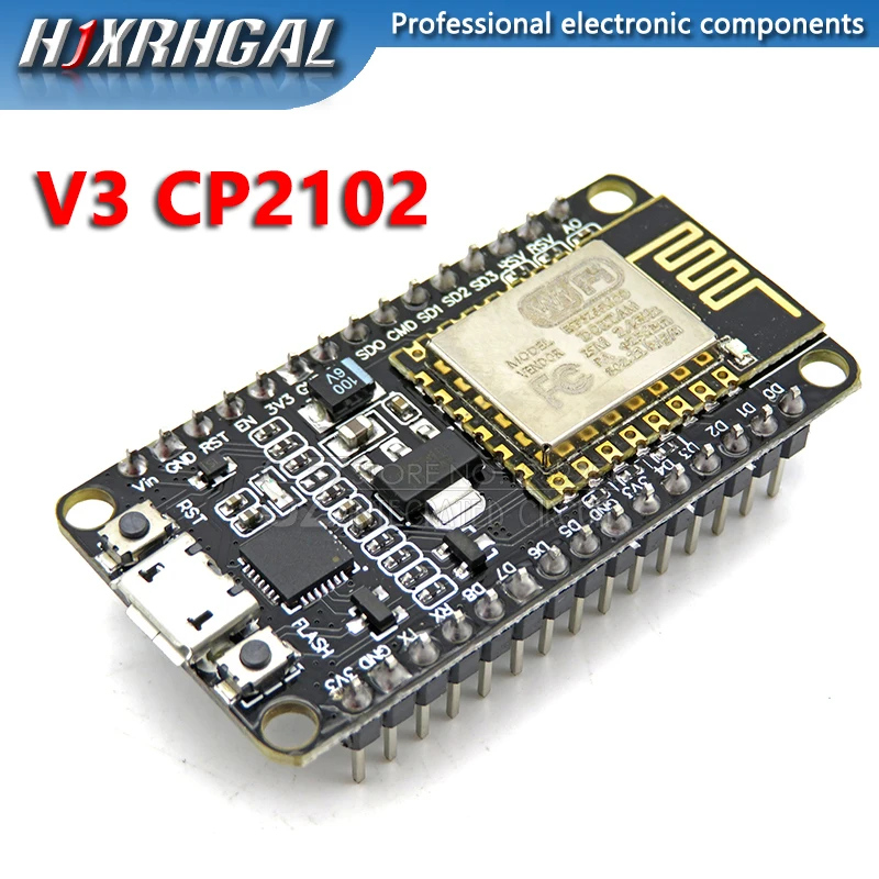 V3 CP2102 ESP8266 CH340 NodeMcu V3 беспроводной wifi Интернет вещей макетная плата на основе ESP8266 ESP-12E CP2102 L293D для Arduino - Цвет: V3 CP2102