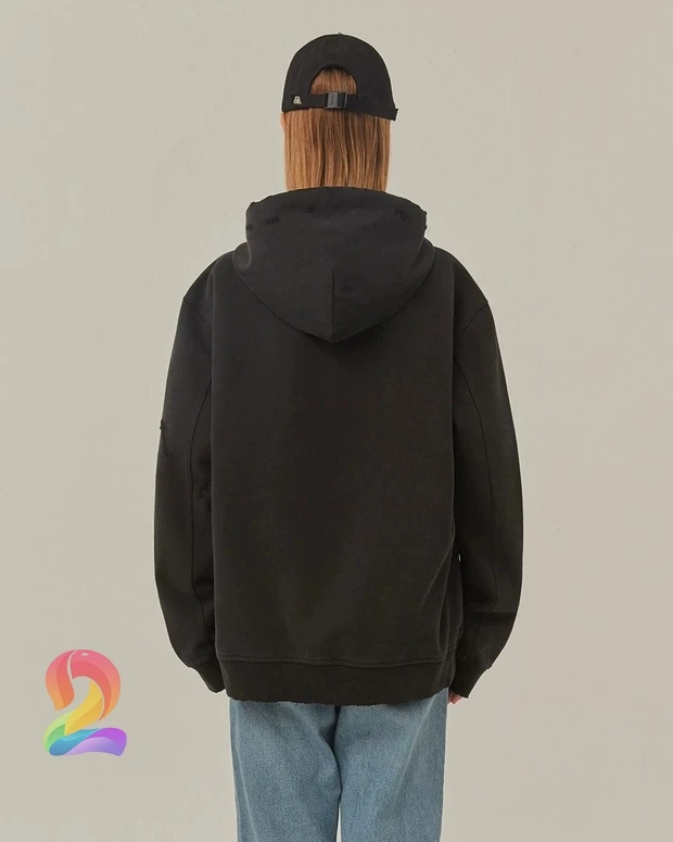 

ADER ERROR Zip Jacket Men Women Loose Sweater Aedrerror Fashion Casual Drawstring Hooded Sports Jackets