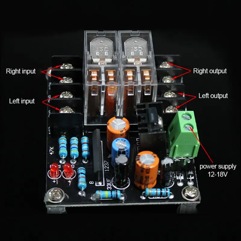 UPC1237 комплект защитной платы для динамиков запчасти монитора постоянного тока с