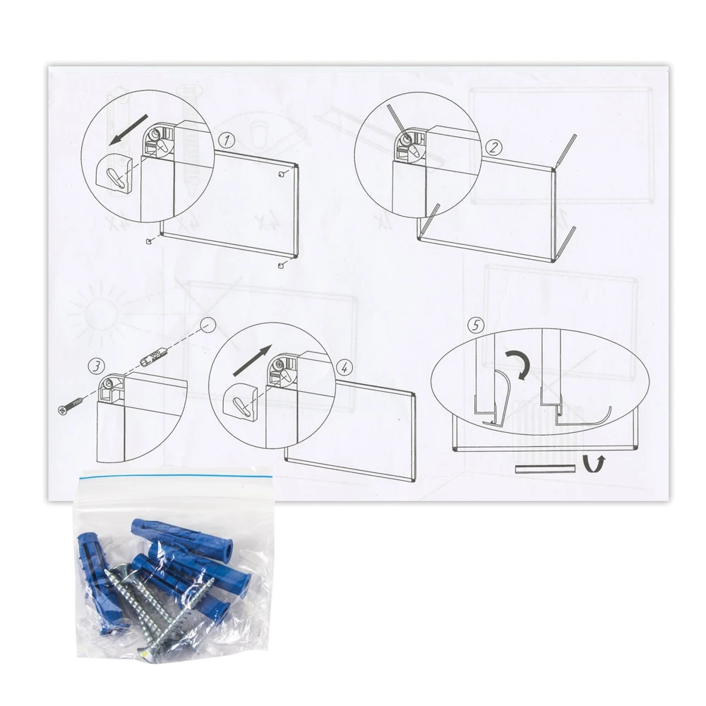 Magnetic marker board Brauberg Standard aluminum frame 10 years warranty Russia for drawing writing stationery | Канцтовары для