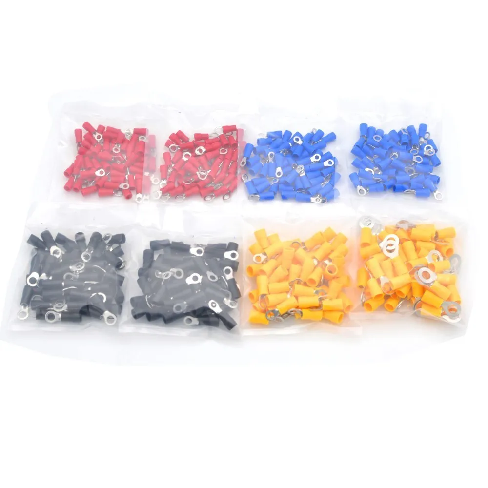 1000 шт кольцо обжимной изоляции RV1.25 3 4 RV2 RV3.5 5 6 RV5 RV5.5 Кабельный разъем|wire cable