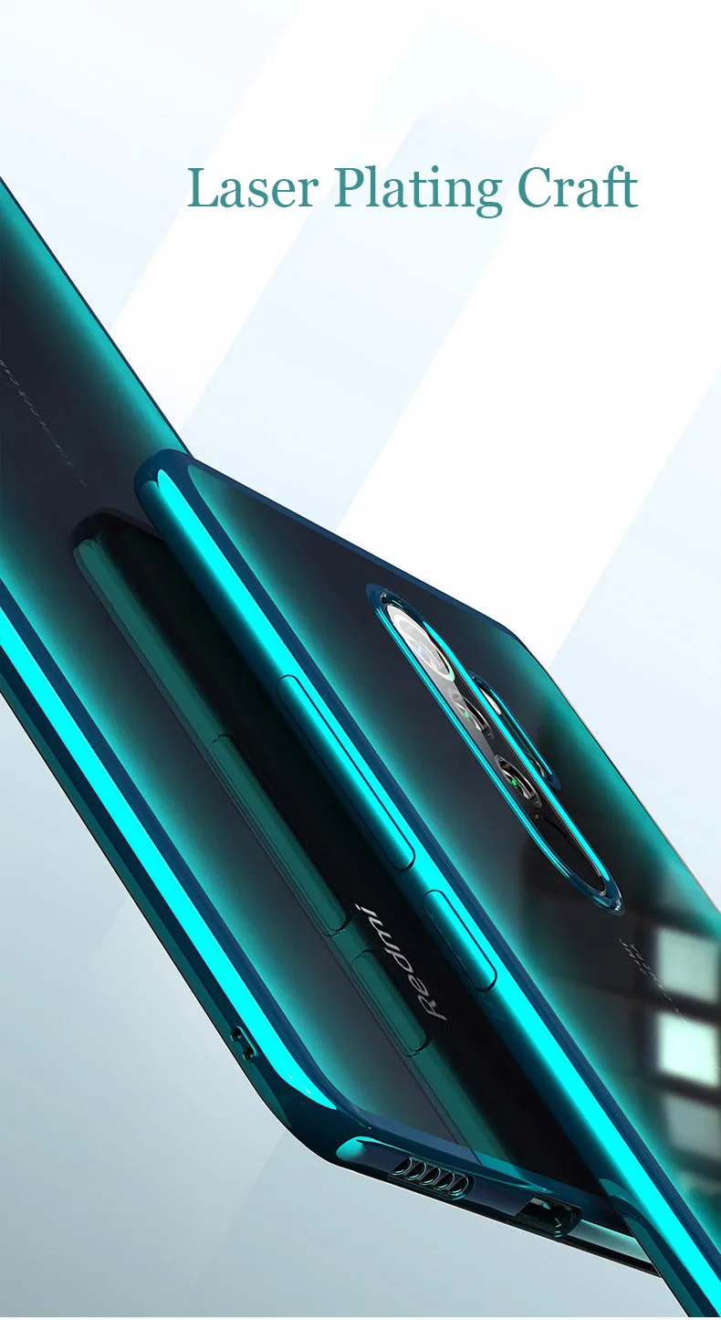 Lainergie для Xiao mi Red mi Note 8 чехол с покрытием мягкий прозрачный чехол для телефона для Xiao mi Red mi Note 8 Pro Чехол Red mi 8 8A mi Note 10 Pro