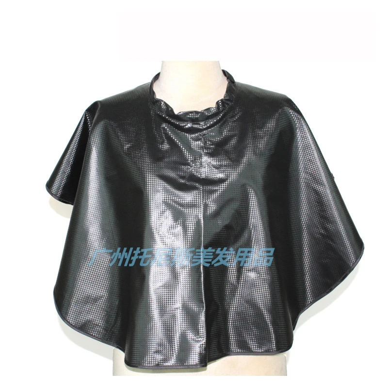 

Black Color Hair Neck Collar In PVC Material Salon Cutting Collar For Hair Coloring Barber Hair Wrap T-099 Free Shipping
