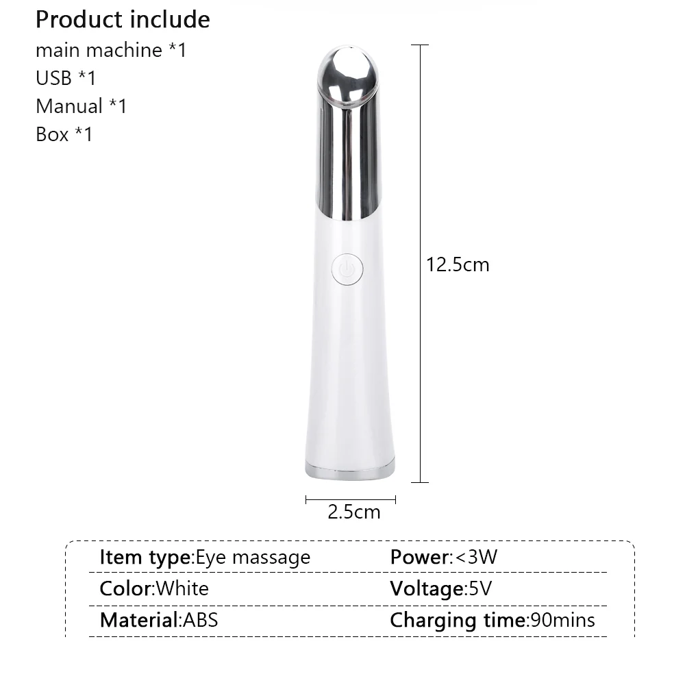 Электрический вибрирующий массажер для глаз устройство ухода за глазами