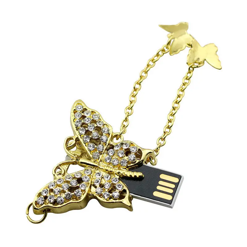 USB флеш-накопитель 16 ГБ флеш-накопитель 32 ГБ кристальная бабочка USB флеш-накопитель 4 Гб карта памяти 64 ГБ флэш-диск 8 ГБ флеш-карта