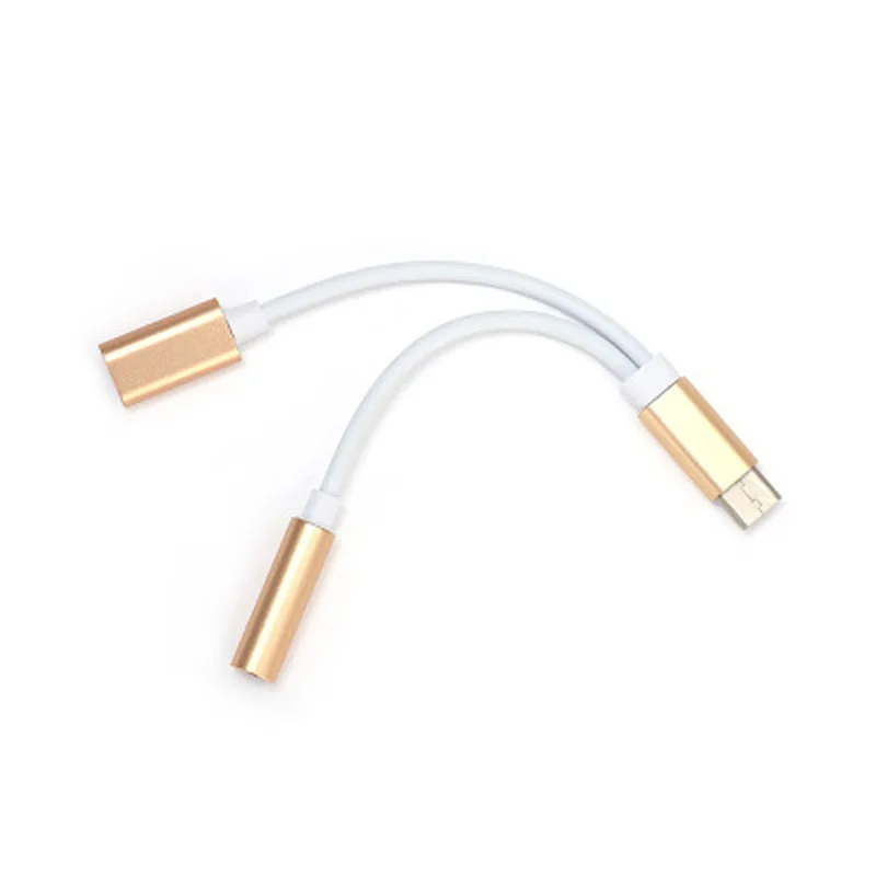 Зарядное устройство 2 в 1 с Type C на 3 5 мм аудиоразъем для наушников USB кабель