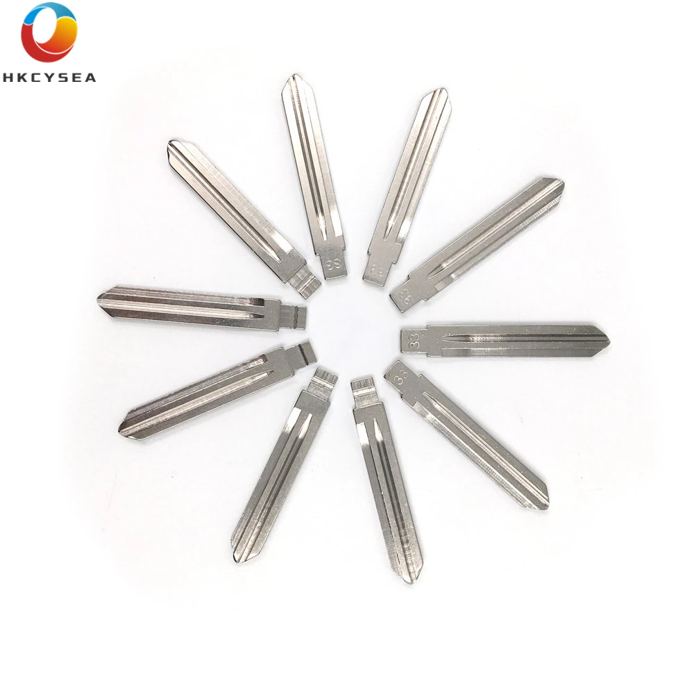 HKCYSEA 10 шт./лот металлическая заготовка необработанный откидной ключ KD VVDI JMD с