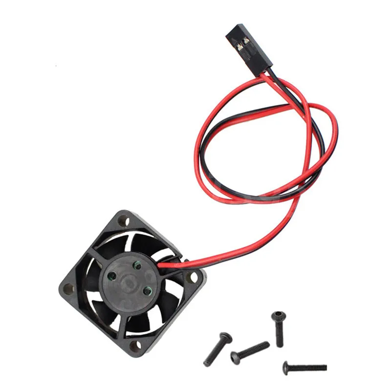 High Speed Double Bearing Strong Wind Motor ESC Cooling Fan 25mm 30mm 40mm for RC Crawler Car Short-Course Monster Truck | Игрушки и