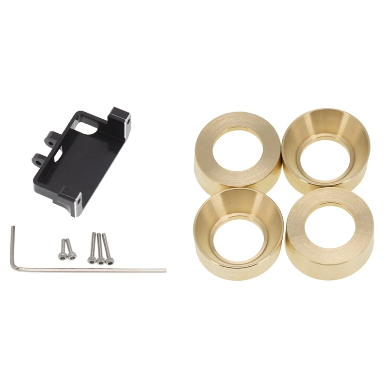 

Metal Servo Mount Bracket Upgrade Accessories with Heavy Duty Wheel Hub Counterweight Balance Weight Upgrade Accessories
