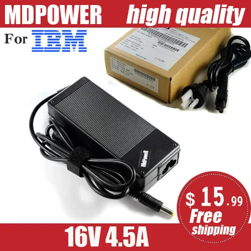 Адаптер переменного тока MDPOWER для ноутбука IBM X40 / T40 T41 T42 T43 R50 R51/R52 16 В 4 5 А|notebook power|ac