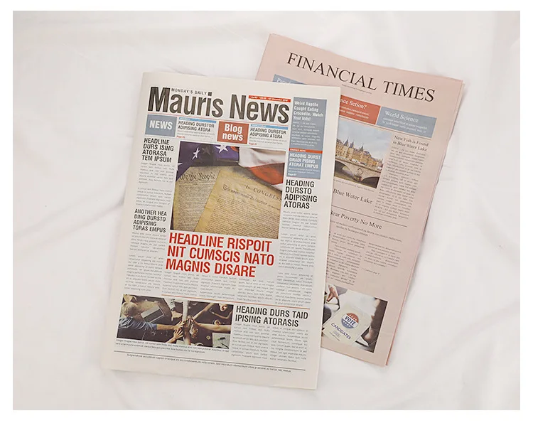 Ретро английская газета старая ins фото реквизит Цветочная оберточная бумага