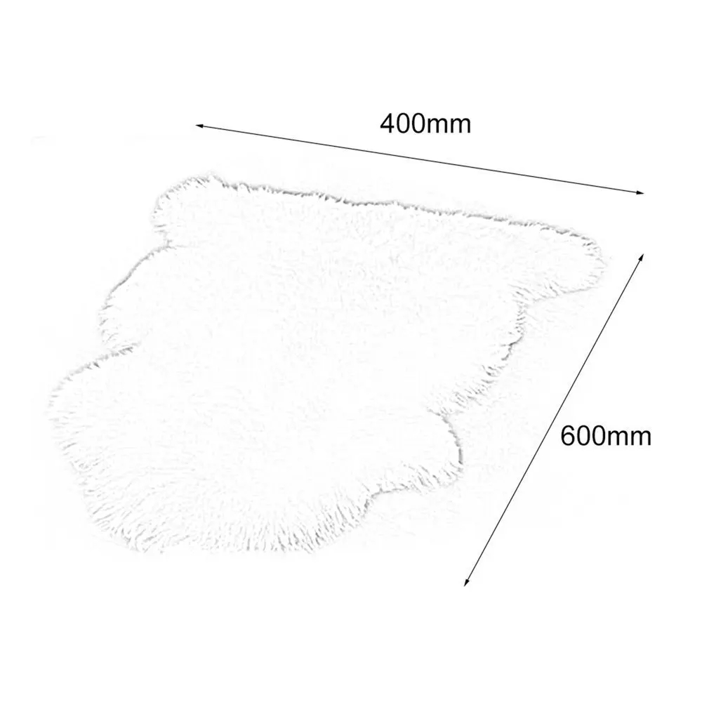

Super Soft Faux Sheepskin Washable Carpet Warm Hairy Seat Pad Fluffy Rugs Faux Fur Mats For Floor Chairs Sofas Cushions 60x40cm