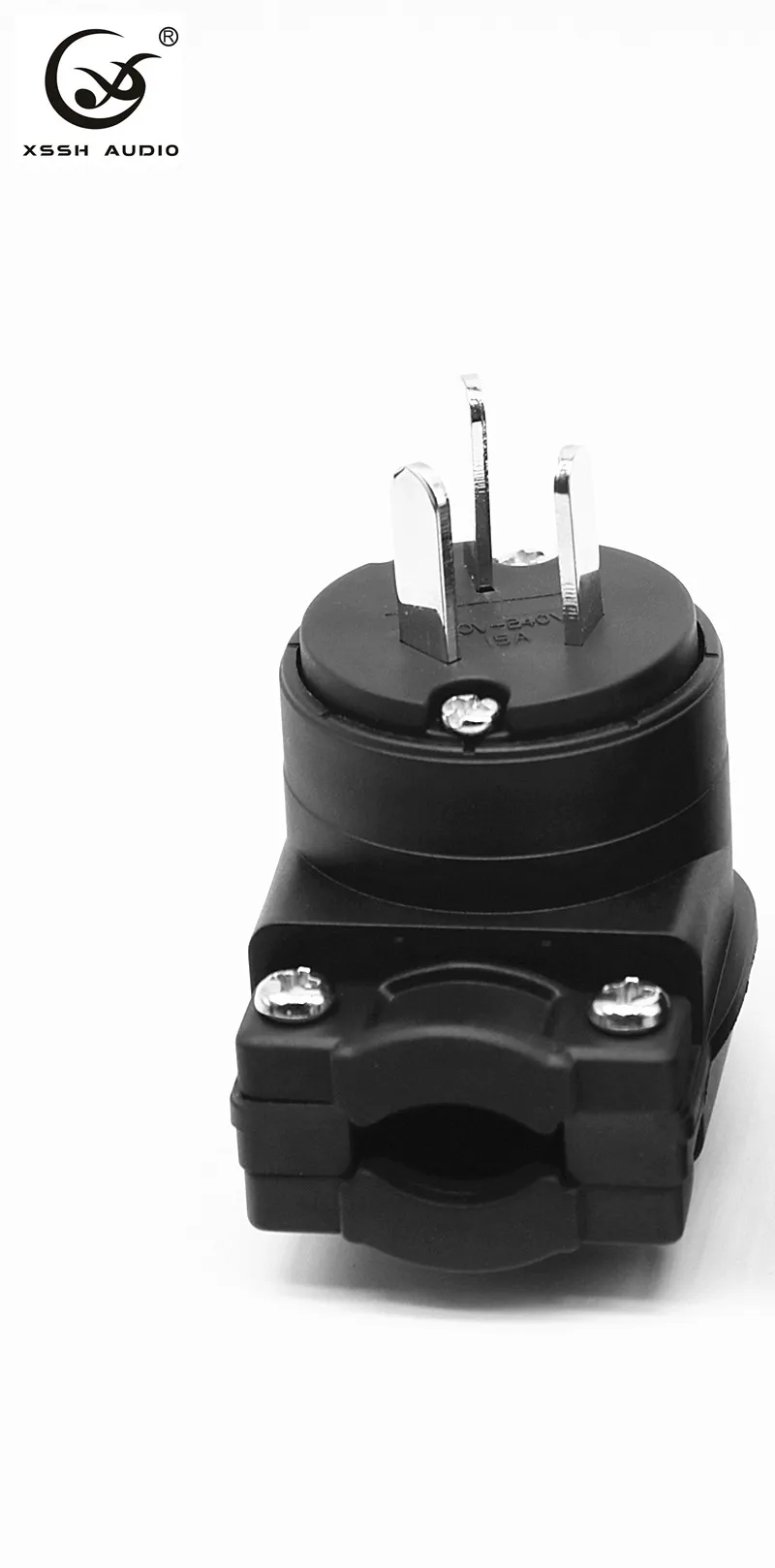 1PCS China plug XSSH аудио Hi-end Hifi чистое медное покрытие золото родий электрический AC Женский Мужской США Китайский IEC FI-Великобритания Британский разъем - Цвет: 1PCS China plug