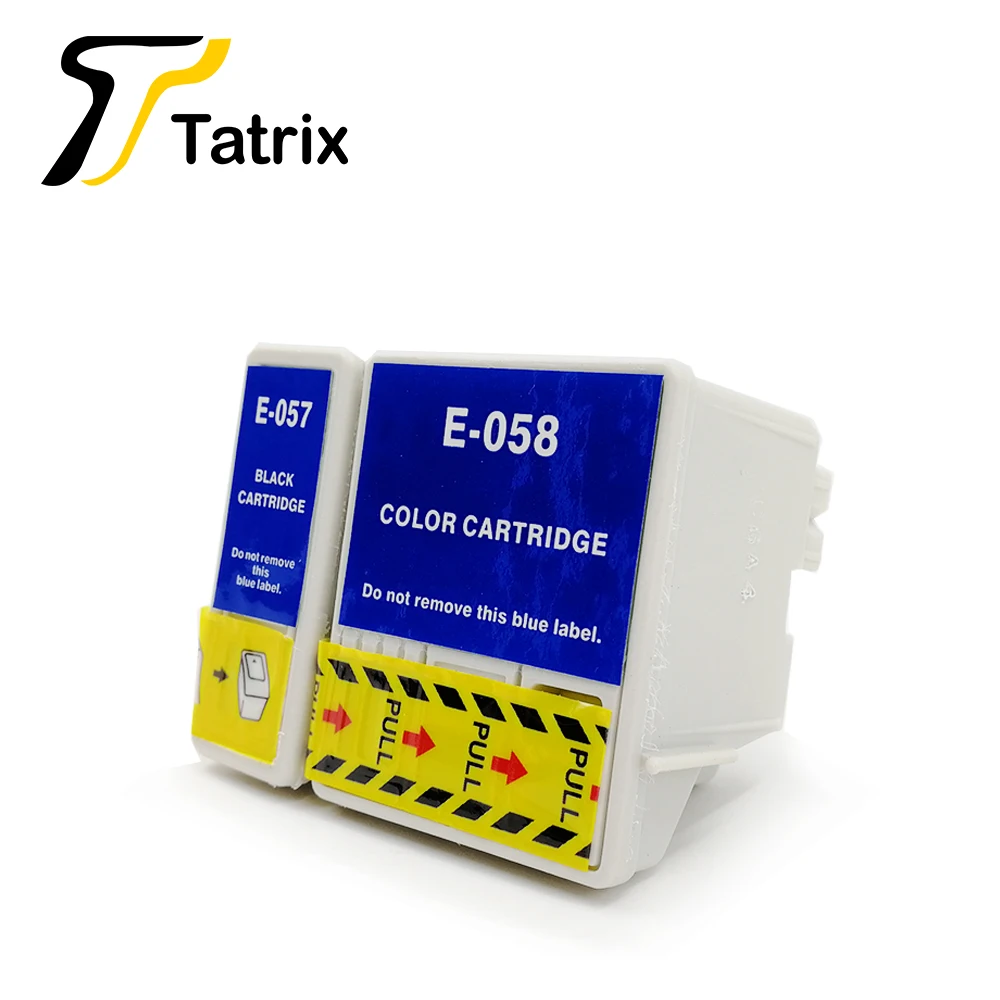 Совместимый чернильный картридж Tatrix для Epson T057 T058 принтера ME1 ME100 + и т. д. |