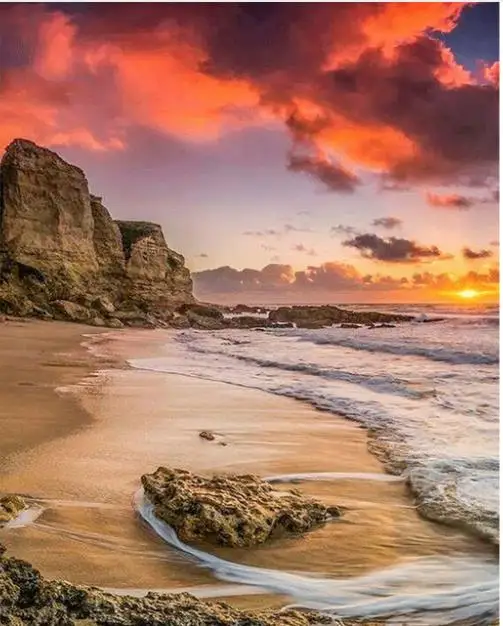 

5D DIY алмазная живопись, Пляжная вышивка крестиком, полный Алмазный пейзаж, алмазная вышивка стразы, Рождественская настенная живопись