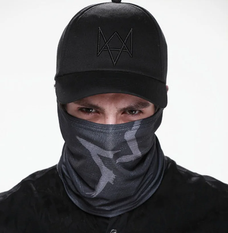 Оптовая продажа маска + Кепка для собак костюм Aiden Pearce бейсбольная кепка
