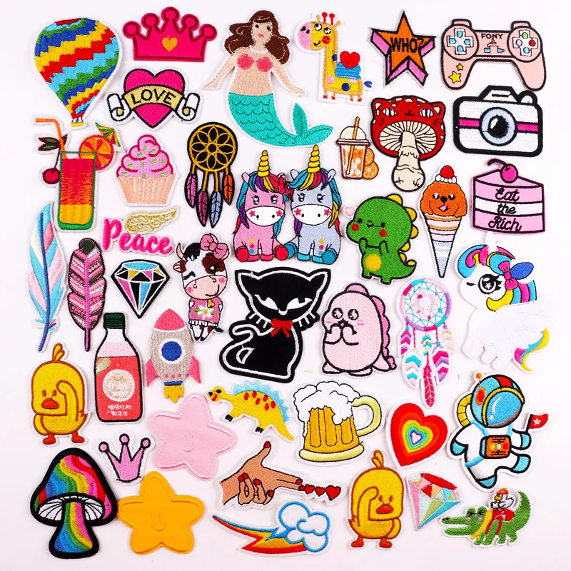 Аппликация в виде грибов вышитые нашивки на детскую одежду самодельные с утюгом