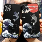 Чехол для iPhone 12 11 13 Pro XS Max 11 Pro Mini, 3D рельефный чехол из ТПУ для iPhone 7 8 6 6S Plus SE 2020 XR X 10, чехол с тиснением