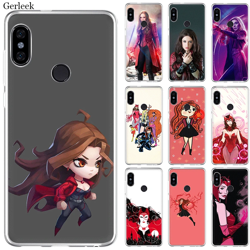 Мобильный чехол для телефона Xiaomi Redmi Note 4 4X3 5 6 7 Pro 5A твердый переплет Алая ведьма
