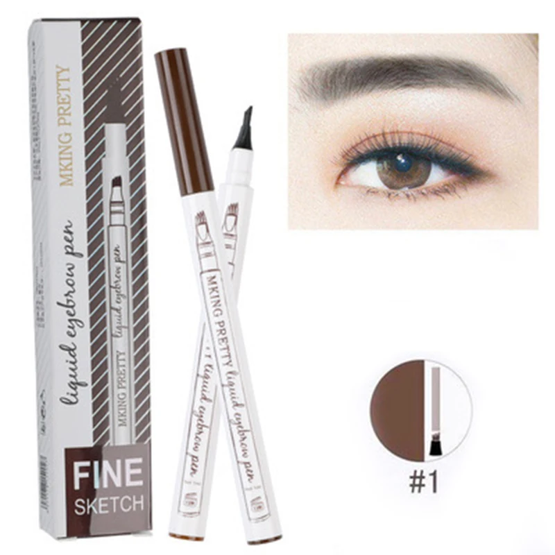 

Hot Color Liquid Eyebrow Pencil Extremely Fine-grained Waterproof Not Fade Eyebrow Pencil Makeup Comestics Tools TSLM2