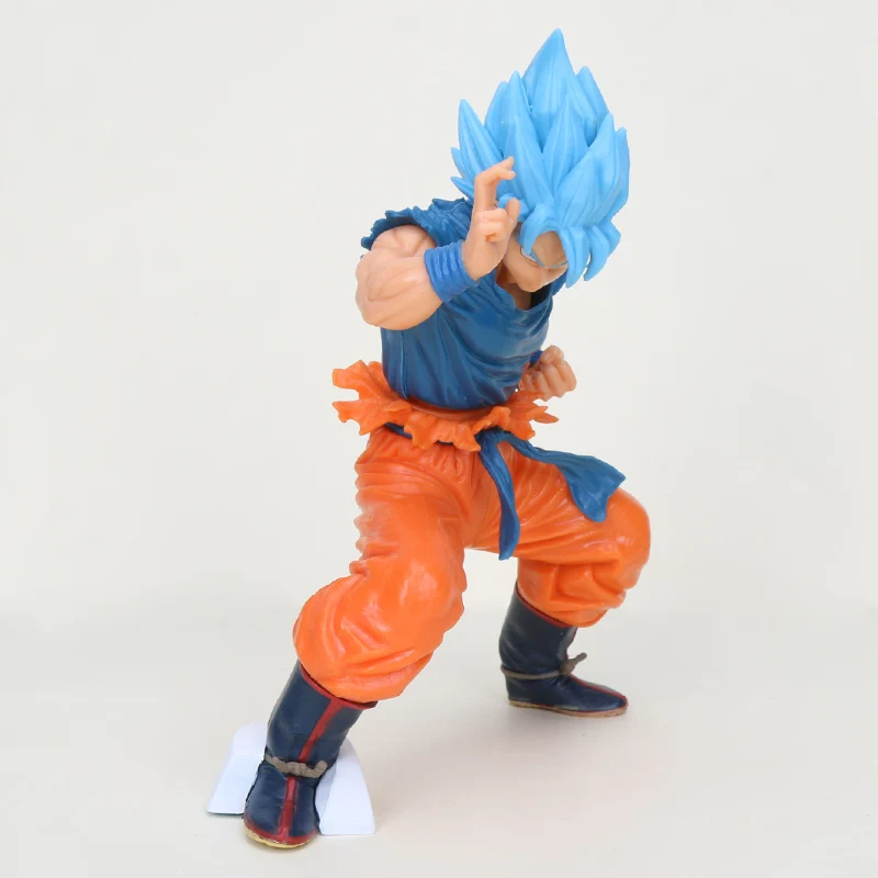 20cmopp bag 20 см Драконий жемчуг фигурка Супер Saiyan 4 Бог СС голубые волосы Гоку Драконий жемчуг Гоку Коллекционная фигурка игрушка - Цвет: 20cmopp bag