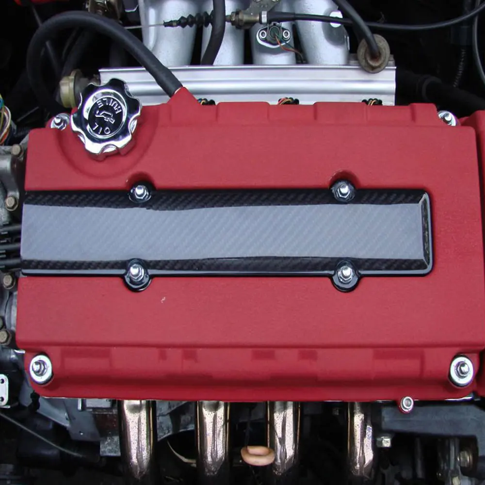 1 комплект ABS крышка свечи зажигания из углеродного волокна двигателя клапана