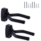 Настенная вешалка для гитары, 2 шт., с винтами, для гитары, дробовиков, страйкбола, сложного лука, баса, укулеле