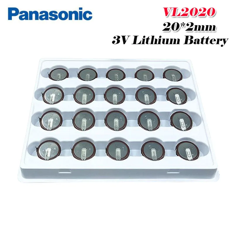 20 шт./лот 100% оригинал Panasonic VL2020 2020 перезаряжаемая батарея для автомобильного