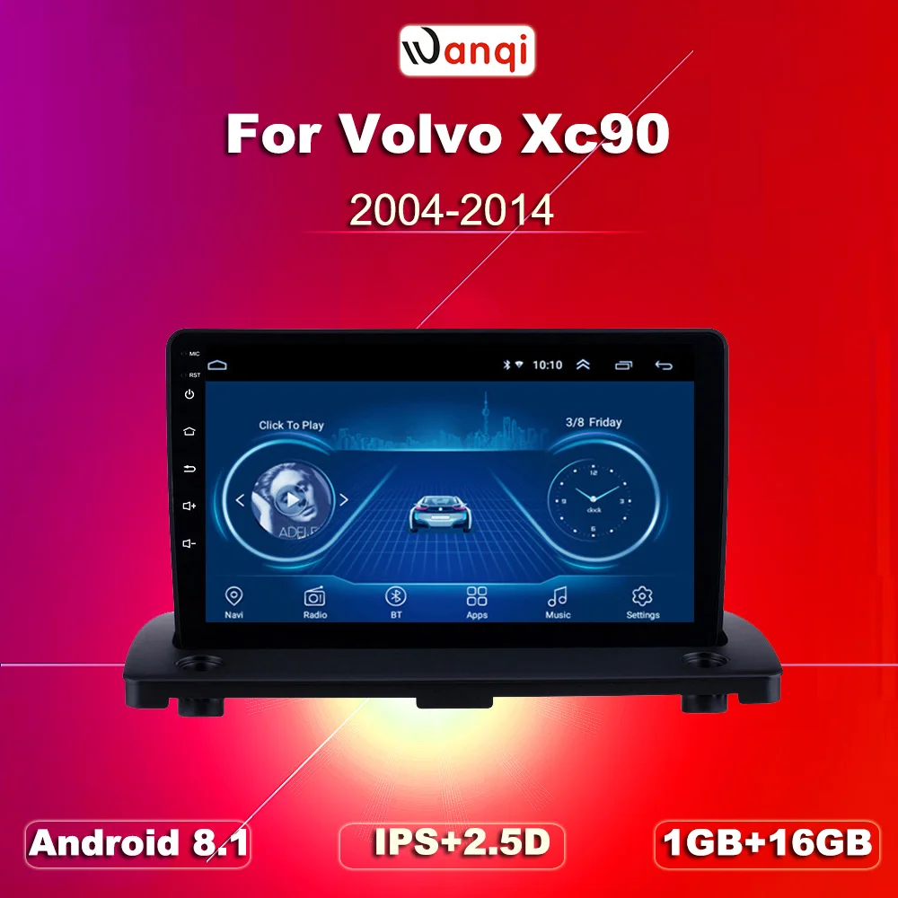 Wan qi 9 дюймов Android 8 1 автомобильный радиоприемник GPS навигация мультимедийный
