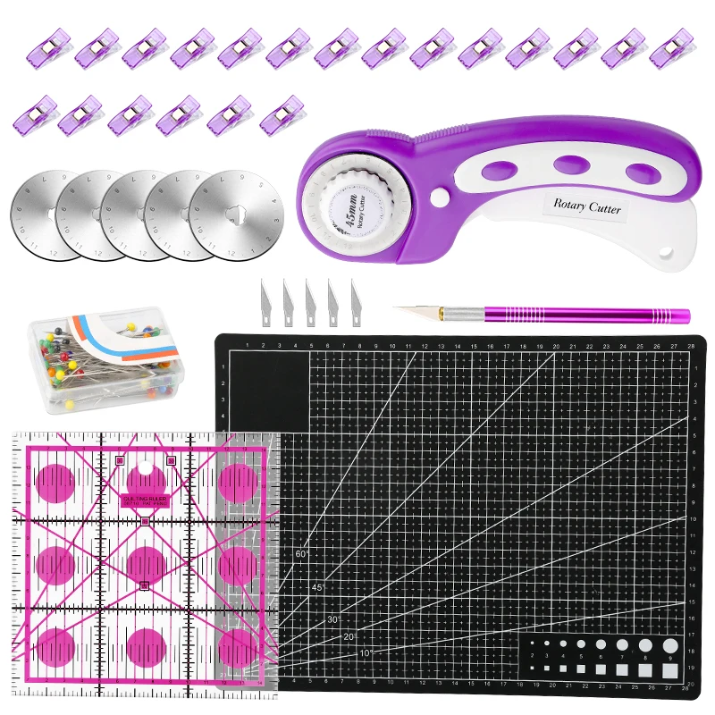 Набор инструментов для роторного резака Nonvor набор шитья кожи с линейкой в стиле