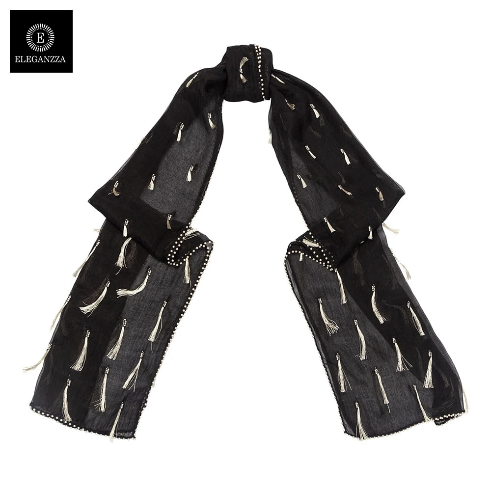 Палантин Eleganzza жен. шелк+хл 58х180 WA43 50638| |