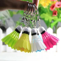 fashion mini badminton pendant keychain key ring holder backpack pouch bag hanging decor new keychain