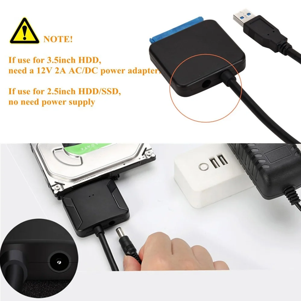 Кабель PzzPss USB 3 0 SATA адаптер Sata Конвертируемые кабели Поддержка 2 5/3 5 дюйма внешний