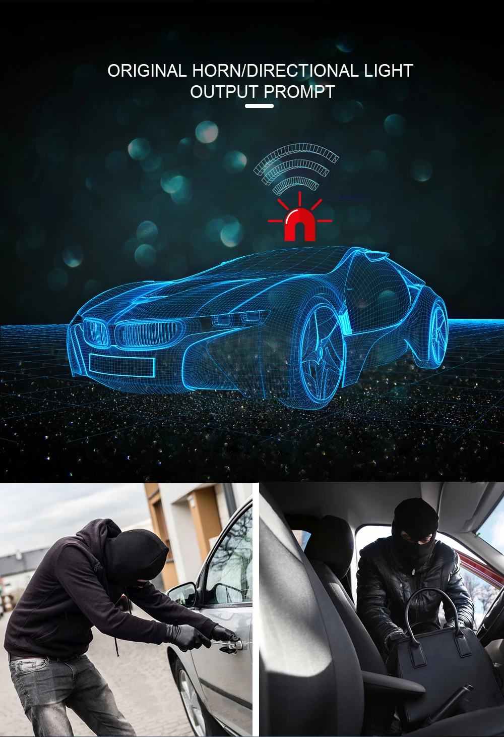 Система бесключевого доступа сбд Управляйте автомобилем с помощью мобильного телефона с дистанционным запуском и bluetooth управлением близко к замку/оставьте замок 686 Вт
