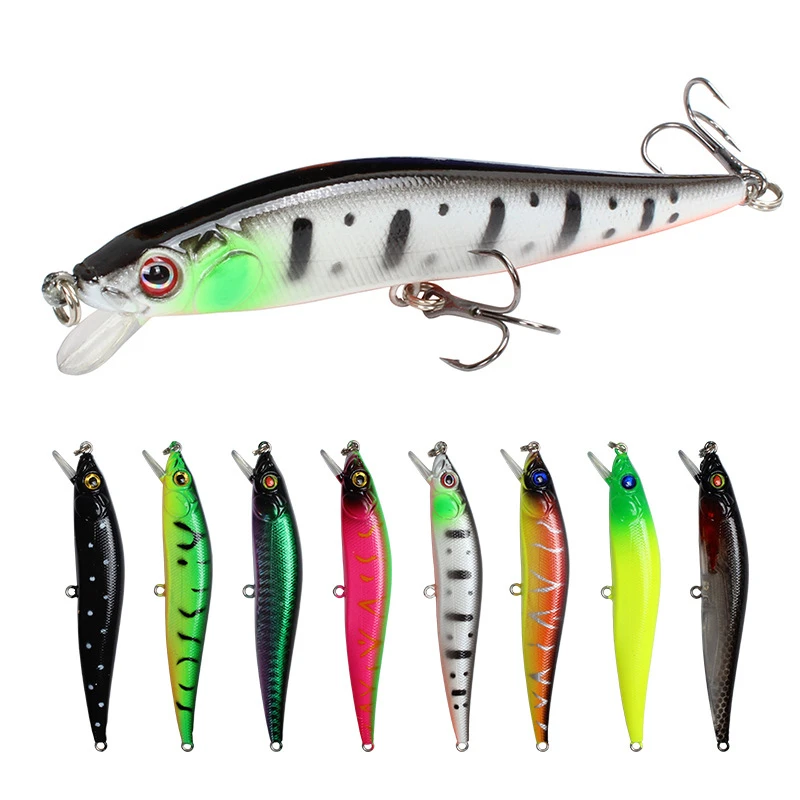 

Floating Minnow Fishing Lure 10.5cm 10g Bass Trolling Artificial Hard Bait Wobblers Lures Crankbait Pike Carp Fishing tackle