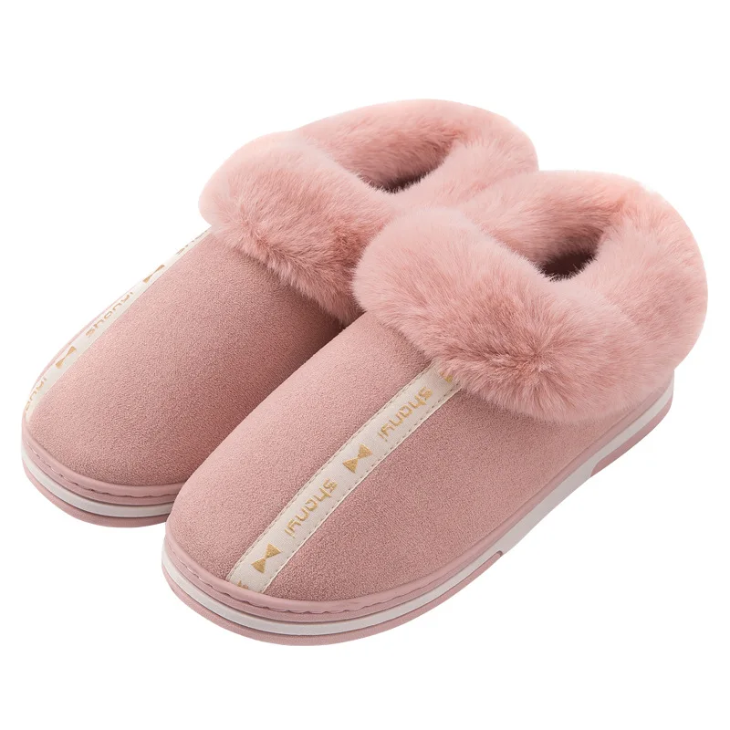 Тапочки с хлопковой подкладкой сумка для женщин домашняя теплая зимняя мужская