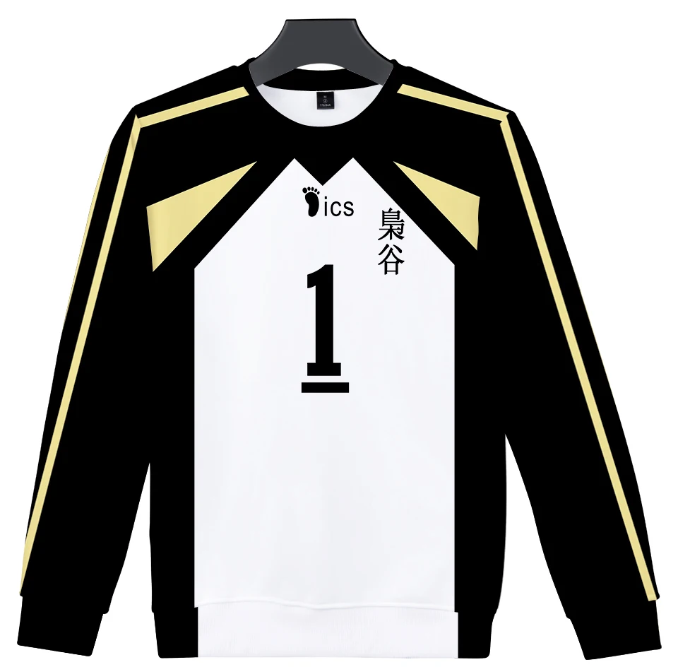 Volleyball Junior Character Haikyu!!Hoodies Sweatshirts K pop Style Women/Men Popular Clothes Casual Hot Sale Top | Женская одежда