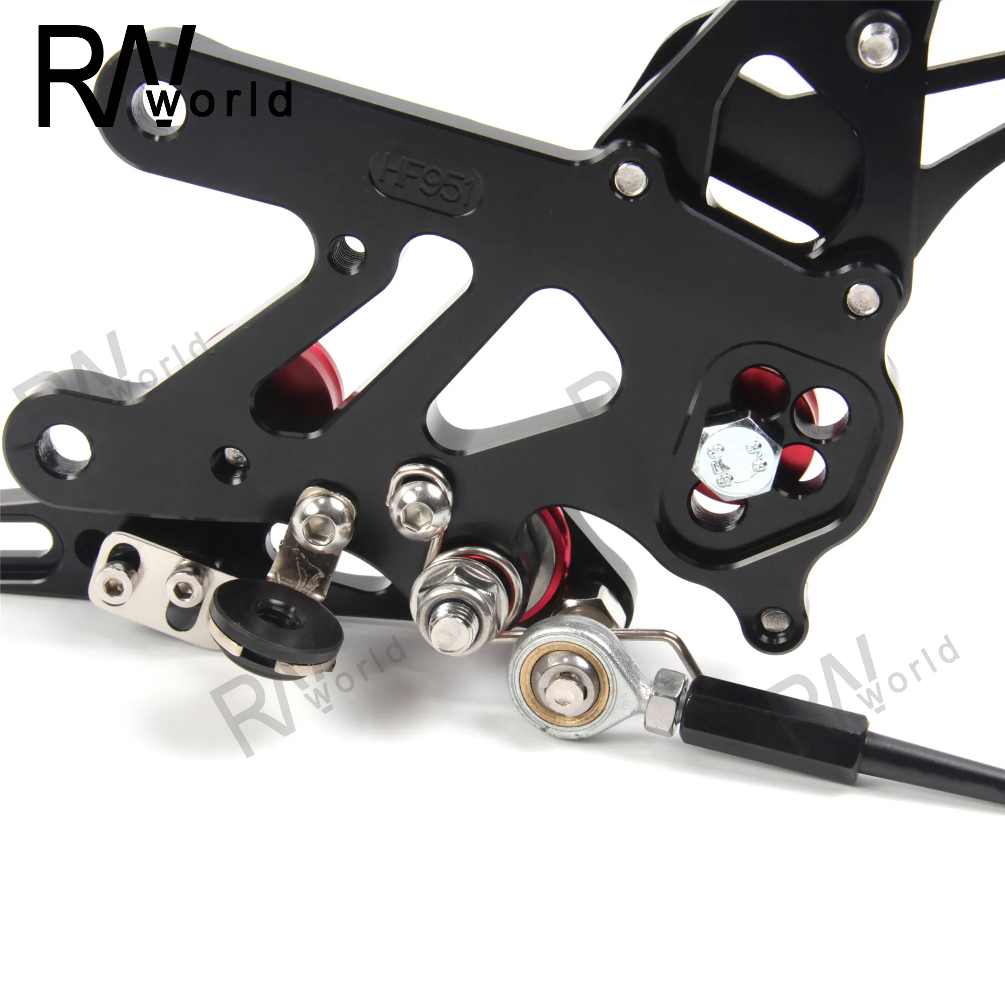 CNC сплав регулируемый мотоцикл подножки Rearset задний подножек для APRILIA RSV4 фабрика