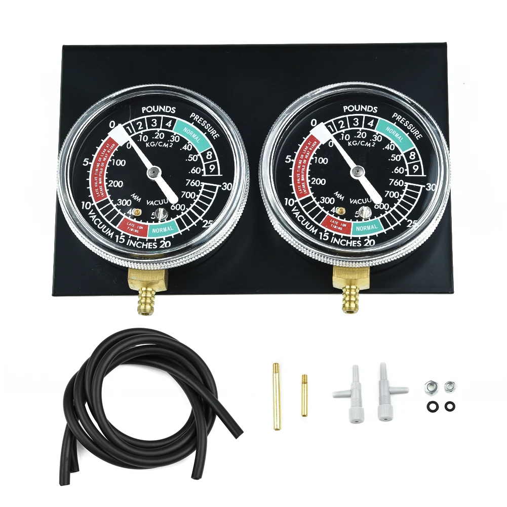 

Motorcycle Carb Carburettor Vacuum Balancer Gauge With Hose Kit 2 Cylinder Motorbike Replacement Accessories