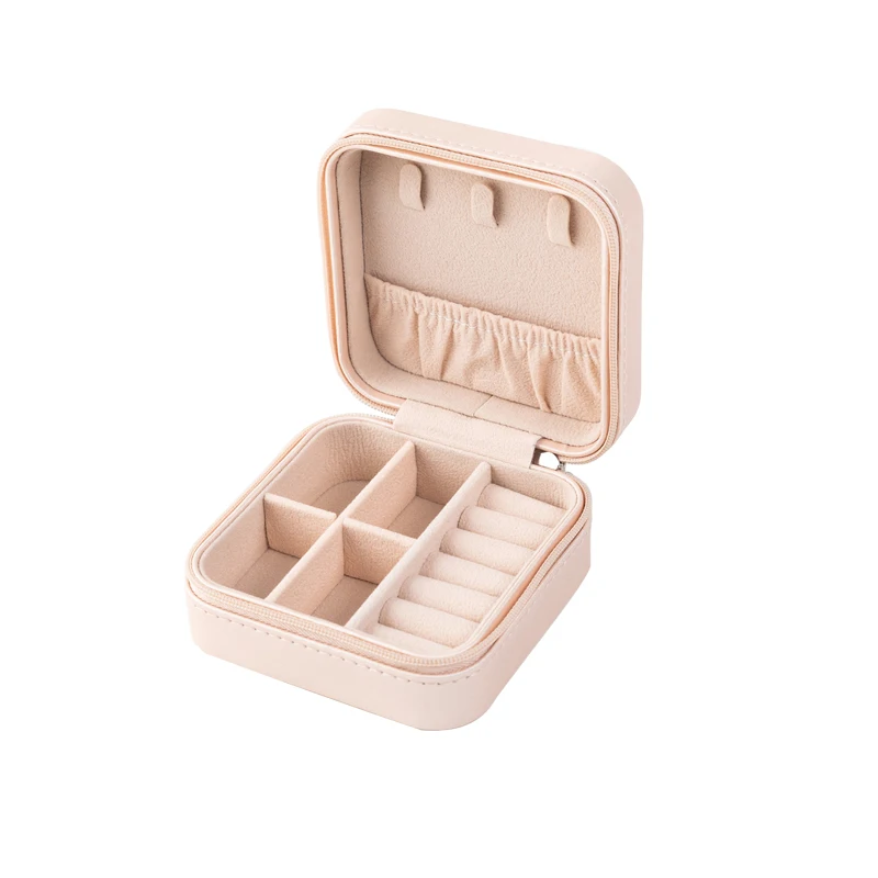Портативный ящик для хранения ювелирных изделий небольшой многофункциональный