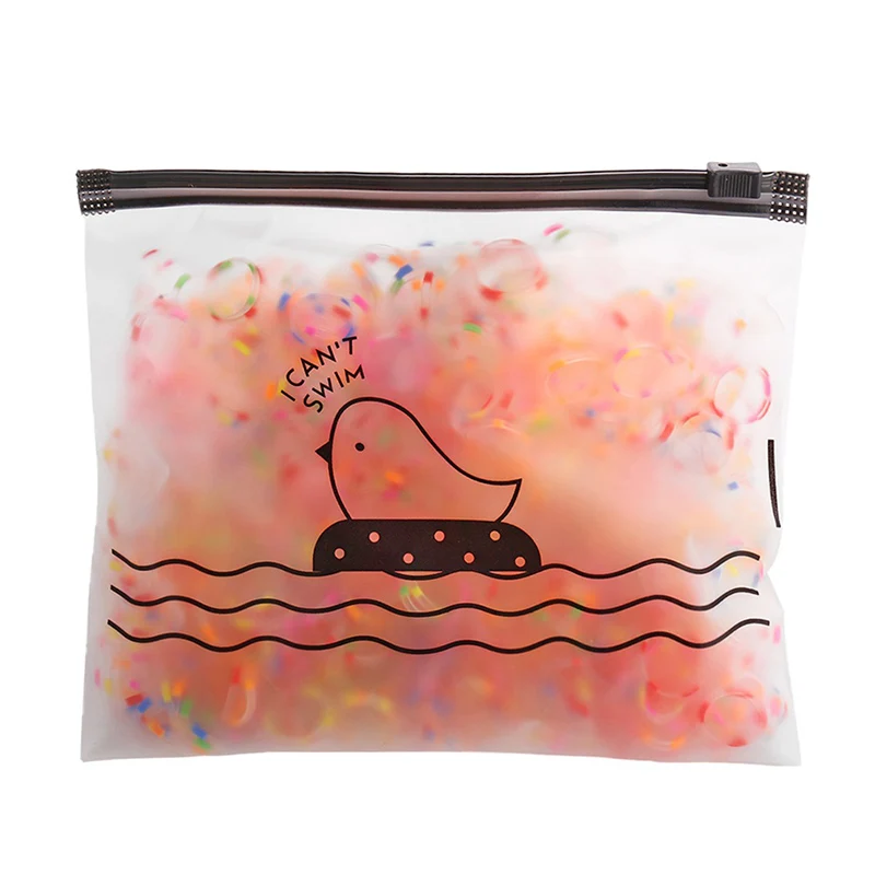 Одноразовые маленькие эластичные резинки радужного цвета для девочек держатель