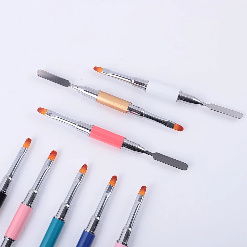 

8Pcs Nail Art Gel Pen Dual-Use Painted Phototherapy Pen Gel Pen Double-Headed Nail Pen Embossing Stick Nail Brush