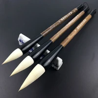 1pcs woolen hair chinese calligraphy brushes pen hopper shaped writing pen clerical script grass style practice craft supply