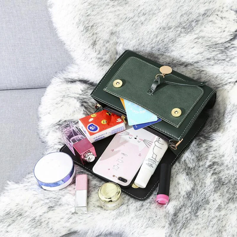 

New Luxury Messenger Bags Women PU Leather Handbag High Quality Shoulder Bag Brand Designer Crossbody Bag Small Fashion Lady Bag