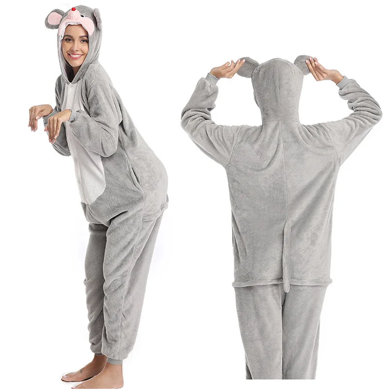 2020 Мышь пижама комбинезон Детские Kigurumi пижамы для мальчиков и девочек Животные