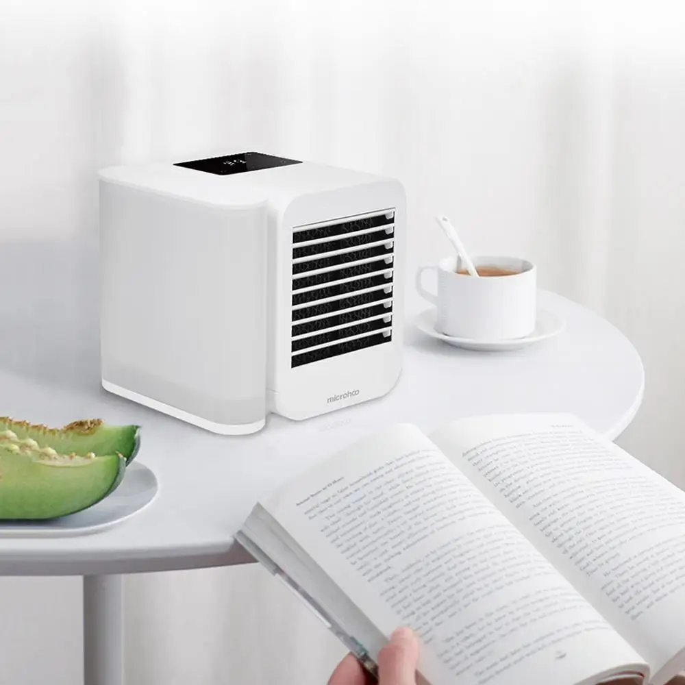 XIAOMI MIJIA Microhoo Mini Air Conditioner Fan Personal Portable USB Cooler Ventilator Bladeless Conditioning For Home | Бытовая