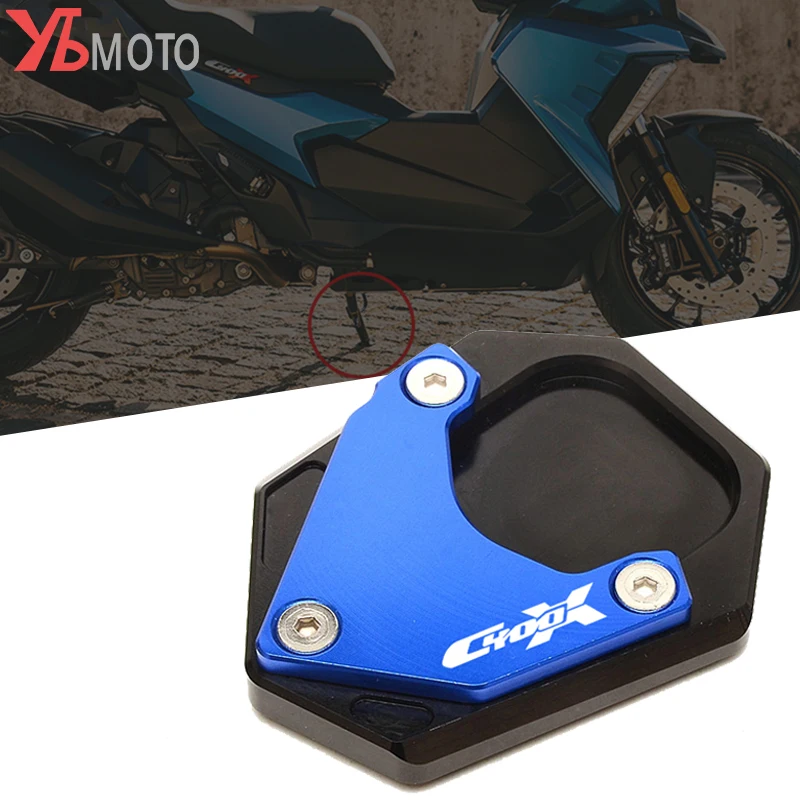 

Motorcycle Accessories CNC Side Stand Extension Pad Kickstand Foot Enlarger Plate For BMW C400X C400 X 2019 2020 2021