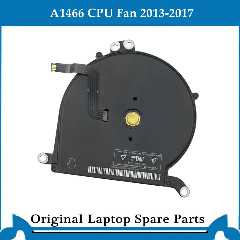 Высококачественный Вентилятор ЦП для Macbook Air 13 дюймов A1466 охлаждающий вентилятор