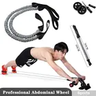 Фитнес-колесо для пресса, тренажер для живота, оборудование брюшной полости сила, домашний тренажерный зал